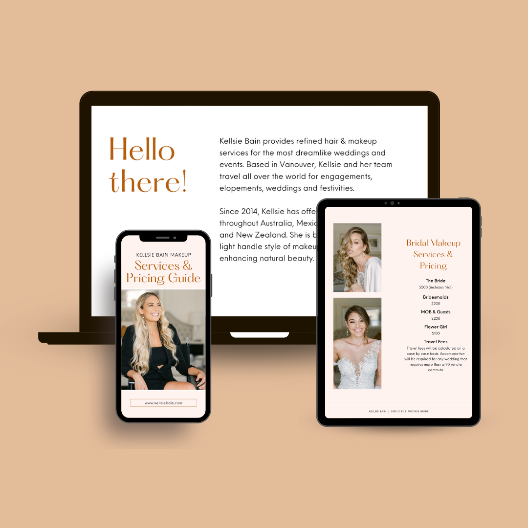 Price Guide Template